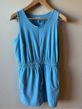Women’s FLX Blue Drawstring Waist Romper